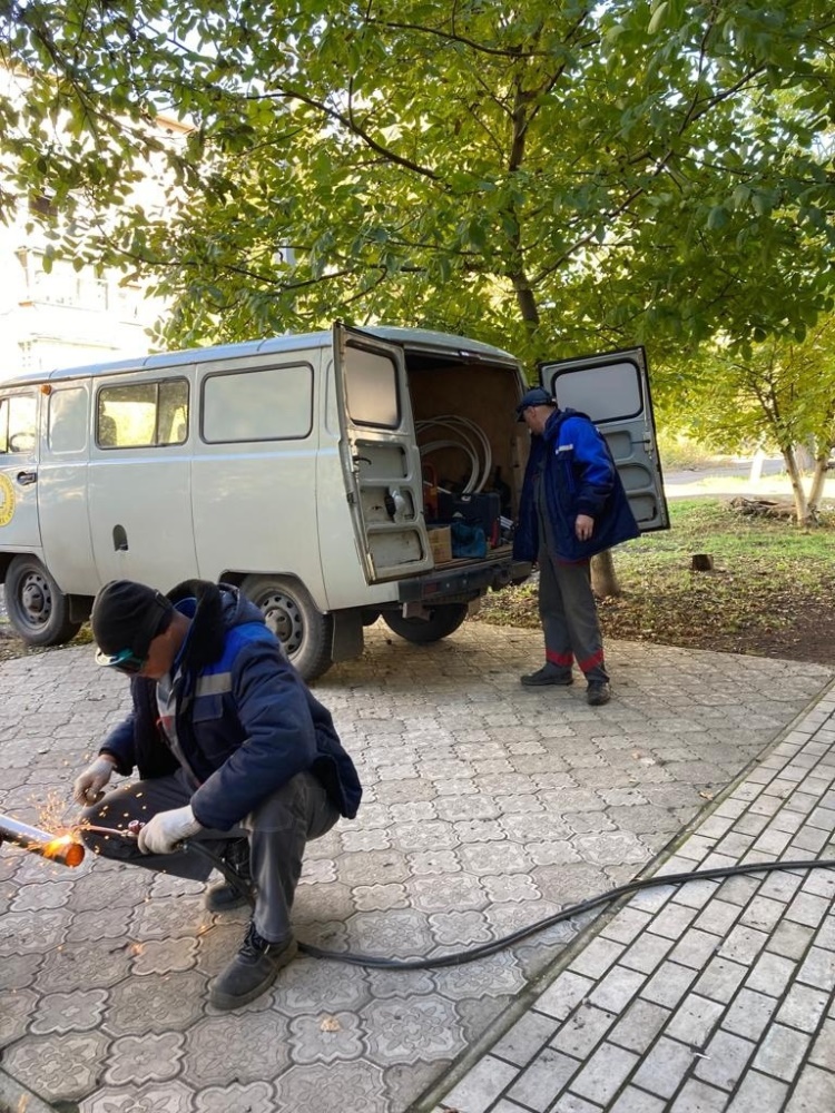 Калужские бригады продолжают аварийно-восстановительные работы в Луганской Народной Республике